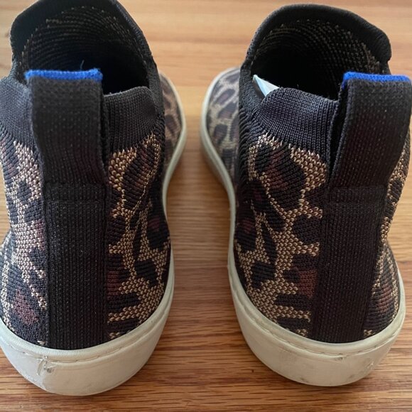 Rothy's Chelsea Wildcat Knit Sneaker Ankle Bootie Recycled Textile Womens W 8.5 - Picture 3 of 5